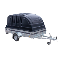 Kastihaagis Tiki Treiler CP327-LH PRO plastkaanega