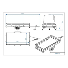 Kastihaagis CP300-LH PRIME plastkaanega