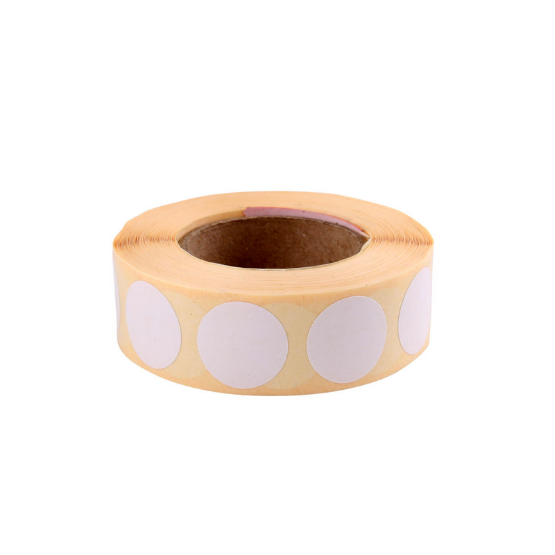 Märklehe kleepsud valge 20mm