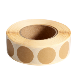 Märklehe kleepsud pruun 20mm