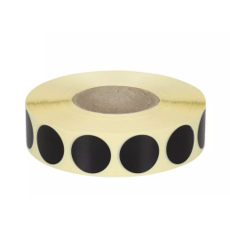 Märklehe kleepsud must 20mm