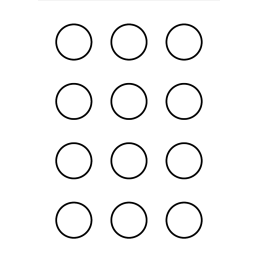 Sihtmärk 5 ringi  A4