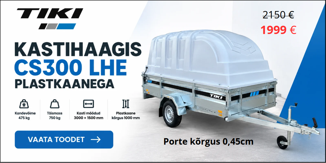 Kastihaagis CS300-LHE plastkaanega